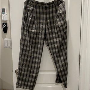 Plaid trousers